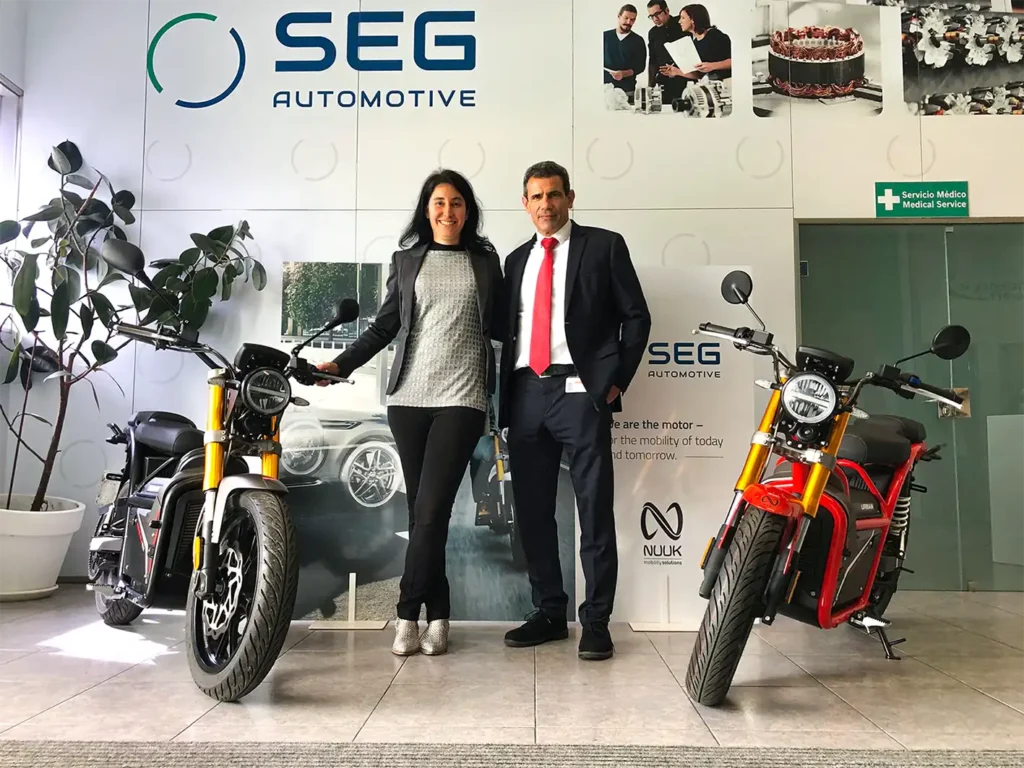 SEG Automotive codesarrollará junto a NMS (NUUK Mobility Solutions) el motor eléctrico y la centralita de control de las motocicletas